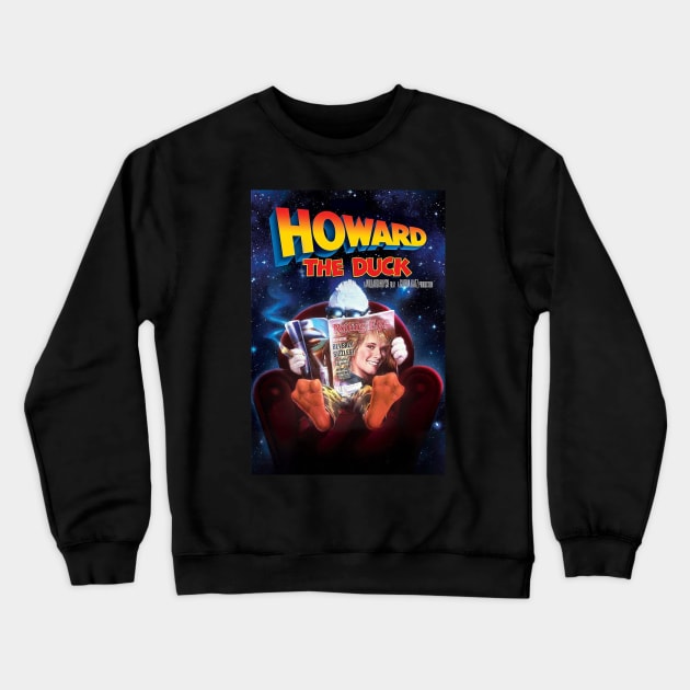 Movie Howard the Duck retro 80's t shirt Crewneck Sweatshirt by ALAN VEL